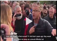 Angry Patriots Confront Left Wing Traitor in Chemnitz Germany Who Admits Spitefulness!